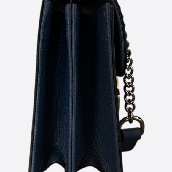 Gucci Navy Small Dollar Interlocking G Shoulder Bag - Picture 2 of 7